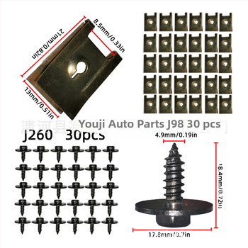 Αυτοδιάτρητη βίδα με εξάγωνη κεφαλή και φλάντζα, επικάλυψη ψευδάργυρου, μοντέλο J98 + J260, Hengyou Ji