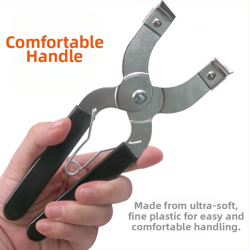 Клещи за пръстени на цилиндъра – за демонтаж и монтаж, неръждаема стомана, 128 g, опаковка с карти