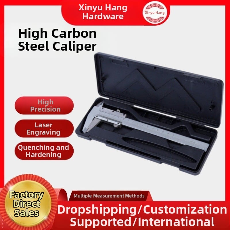 Vernier kalipras su giluminio matavimo priemone