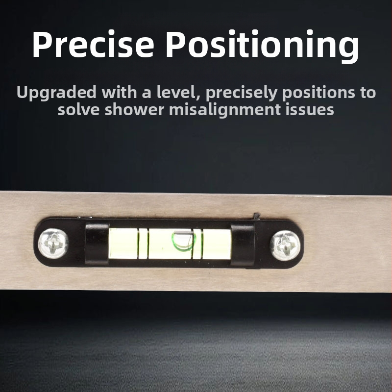 Душов нивелир за гореща и студена вода, неръждаема стомана, полирана повърхност, съвместим с тръбен ключ — Kemaxin