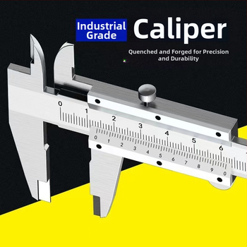 Ψηφιακό μεταλλικό καλιπερ, ανοξείδωτο, εύρος 0-150 mm, μέτρηση ύψους/βάθους, βιομηχανικής ποιότητας