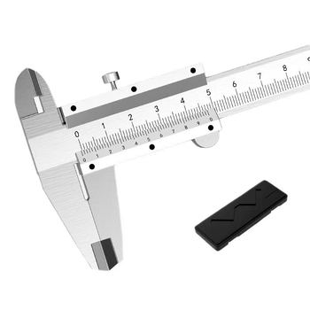 Ψηφιακό μεταλλικό καλιπερ, ανοξείδωτο, εύρος 0-150 mm, μέτρηση ύψους/βάθους, βιομηχανικής ποιότητας