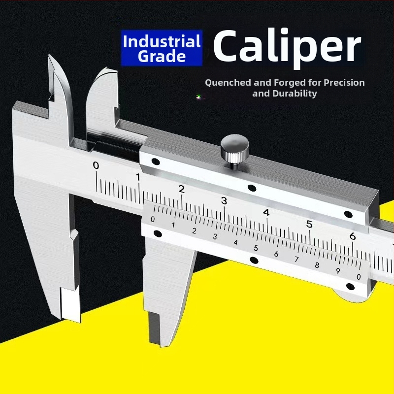 Ψηφιακό μεταλλικό καλιπερ, ανοξείδωτο, εύρος 0-150 mm, μέτρηση ύψους/βάθους, βιομηχανικής ποιότητας