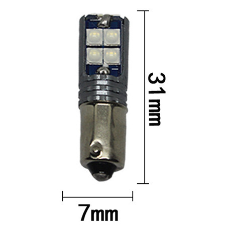 T10 LED gaisma – lasīšanas un reģistrācijas numura luktura, 12V, 5W, 650 lm, 6500K, 3030 SMD