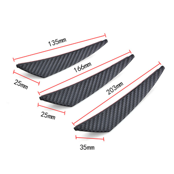 Universālā buferu josla automobiļa modifikācijai – PVC, zīmols 3r, modelis Universal bumper strip, izcelsme Guangdong