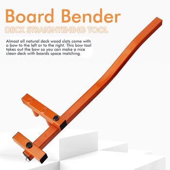 Unealtă pentru îndoirea și alinierea plăcilor din decking compozit cu posibilitate de montaj