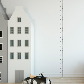 Αφίσα τοίχου μέτρησης ύψους, αυτοκόλλητο PVC, μοτίβο: αστέρια στον ουρανό και χαριτωμένα ζώα, αδιάβροχο, για σαλόνι/κρεβατοκάμαρα/είσοδο, μοντέρνος μινιμαλισμός