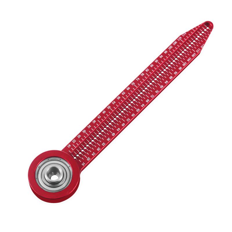 Mini prijenosni drvoslovni kompas za crtanje od aluminijske legure s koncentričnom osovinom, za crtanje, inženjerske i dekorativne projekte; set 1 komad; široka primjena; standard: srednji
