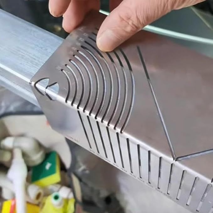 Leņķu un loku marķēšanas instruments, metāla trijstūra līnija, modelis A1, zīmols He chuyi