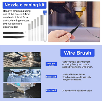 55 τεμαχίων σετ εργαλείων για εκτυπωτή 3D – καθαρισμός ακροφύλιου και επεξεργασία μοντέλων, μεταλλικά και πλαστικά εξαρτήματα