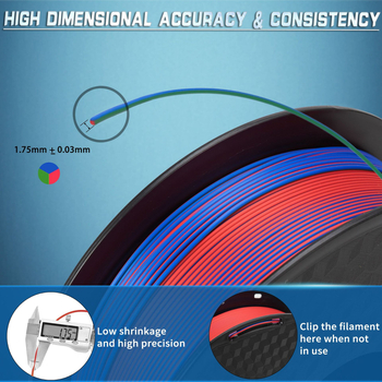 PLA нишка за 3D принтер, диаметър 1.75 мм, 1 кг - Sunsenkj, произведено в Китай