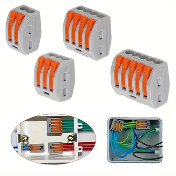 Rambola σετ τελικών μπλοκ και συνδετήρων καλωδίων, 50/59 τεμάχια, για μαλακά και σκληρά καλώδια, υψηλό ρεύμα