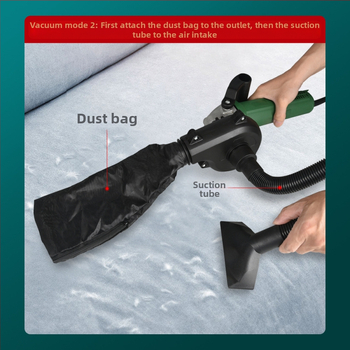 Αξεσουάρ εργαλείων: μετατροπέας γωνιακού τροχού σε φυσητήρα/αναρροφητήρα, διπλής χρήσης, Onkel.J πλαστικό