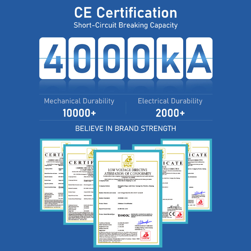 Fotovoltinis DC izoliacijos jungiklis, lauko vandeniui atsparus, serija HT2-MC4, 50-440V DC, žemas įtampa, mažas srovės pertraukiklis