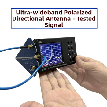 HT5 UWB лог-периодична антена, 1575 MHz / 2.4 GHz / 5.8 GHz широкополосна