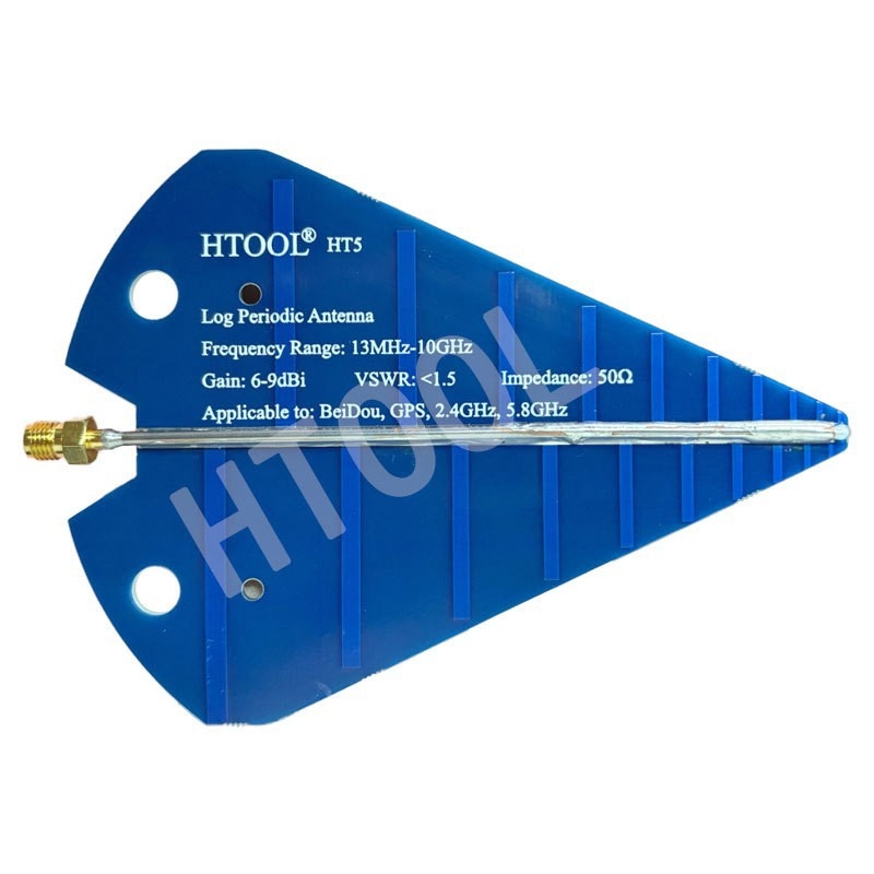 HT5 UWB лог-периодична антена, 1575 MHz / 2.4 GHz / 5.8 GHz широкополосна