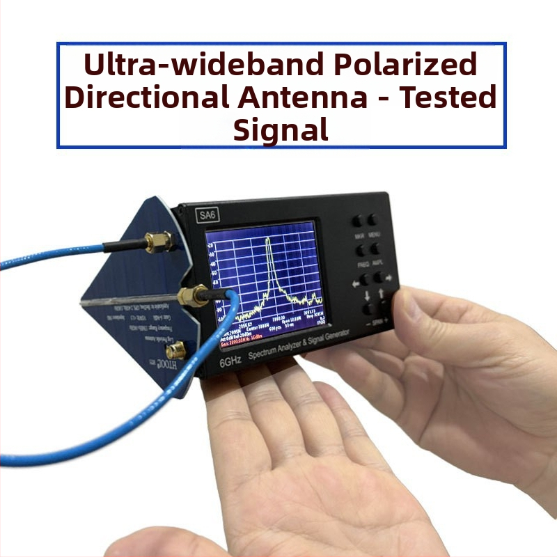 HT5 UWB лог-периодична антена, 1575 MHz / 2.4 GHz / 5.8 GHz широкополосна