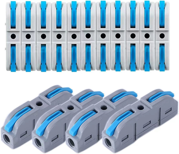 LT-211 Διακονικός συνδετήρας καλωδίου, τερματικό, 1 είσοδος/1 έξοδος, σετ 60 τεμάχια, για παροχή ισχύος, Ice Rain