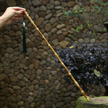 Палка за танци от бамбук, тип: указател от бамбук с корен; Материал: бамбук; Лого: отпечатано