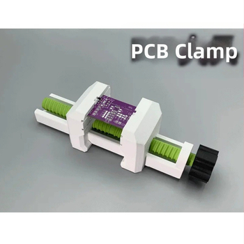 PCB фиксиращ държач и заваръчна скоба за 3D печат, PLA, машинна гравировка