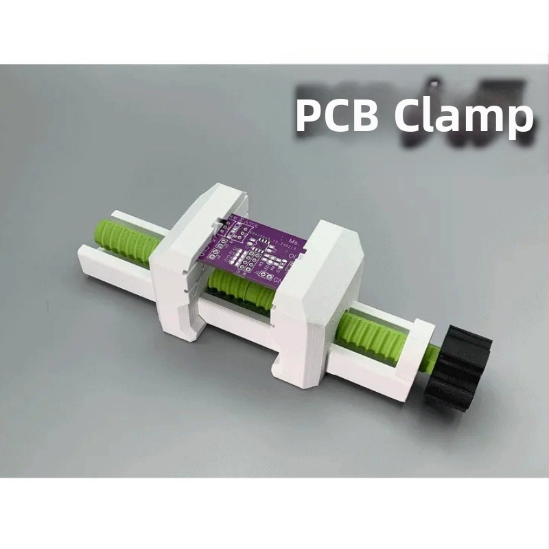 PCB фиксиращ държач и заваръчна скоба за 3D печат, PLA, машинна гравировка