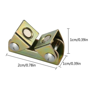 Неръждаема стомана V-образна магнитно регулируема заваръчна щипка с V-образна вложка — HUOTO • 100 бр • Приложение: V-образна магнитно регулируема рамка • Спецификация: V-образна магнитно регулируема рамка