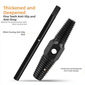 Ekstraktor polomljenog vijka za slavinu – za trokutasti ventil; alat za popravak cijevi od nehrđajućeg čelika za kućnu instalaciju