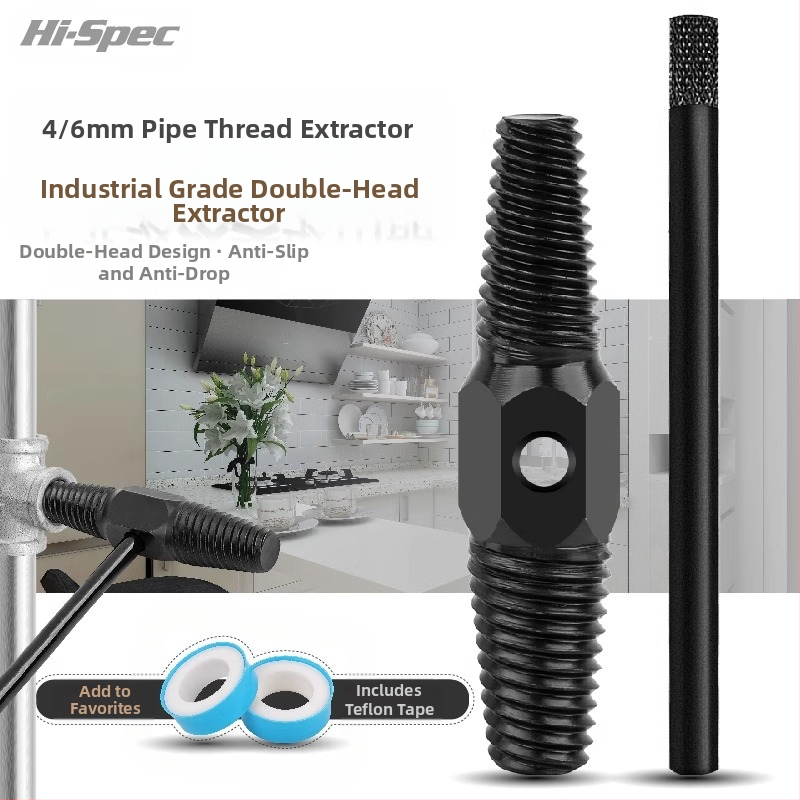 Ekstraktor polomljenog vijka za slavinu – za trokutasti ventil; alat za popravak cijevi od nehrđajućeg čelika za kućnu instalaciju