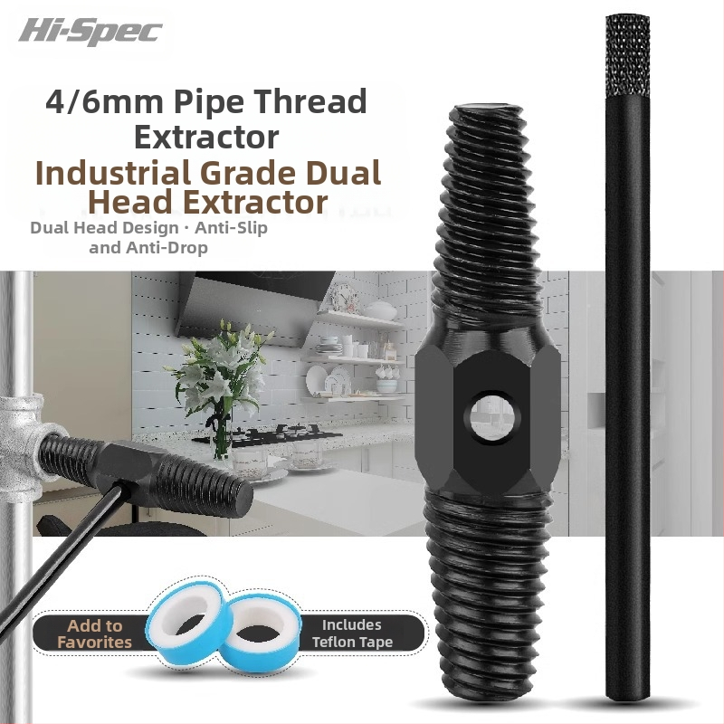 Ekstraktor polomljenog vijka za slavinu – za trokutasti ventil; alat za popravak cijevi od nehrđajućeg čelika za kućnu instalaciju