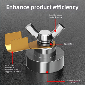 Maibu pribor za zavarivanje: snažna magnetska uzemljiva kliješta; Marka Maibu; Uvoz: Ne
