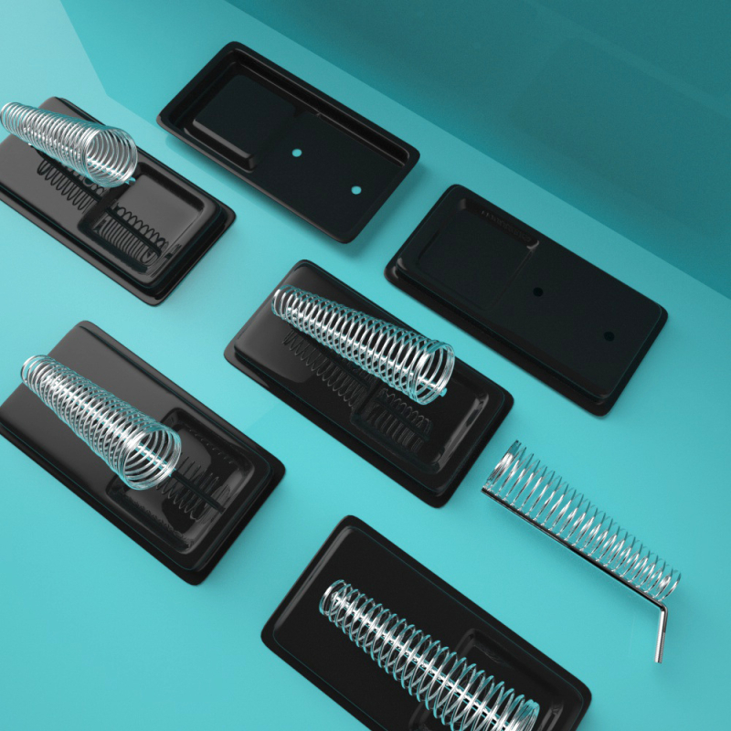 Στήριγμα κολλητήριου τύπου Α, μεταλλικό πλαίσιο με αυλάκι για σφουγγάρι, σταθερή κατασκευή; Υλικό: ανοξείδωτος χάλυβας; Τάση εισόδου: 0-220V; Λειτουργία: χειροκίνητη; Χρήση: συγκόλληση, επισκευές