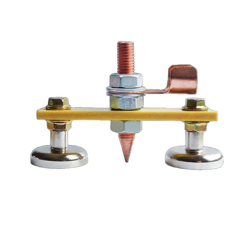 Заваръчна заземителна щипка с мощен магнитен връх (Категория: гаечен ключ; Материал: 1; Обработка: Няма; Марка: Друг)