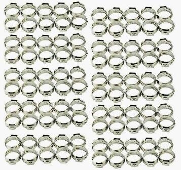 PEX Cinch stezne spojnice i 304 nehrđajući čelik krimp prsteni