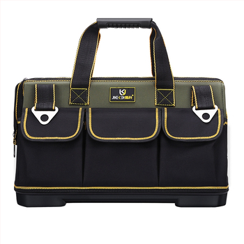 Πολυλειτουργική τσάντα εργαλείων με αδιάβροχο και ανθεκτικό στη φθορά ύφασμα Oxford; φορητή σχεδίαση ώμου/χειρός, για μεταφορά ηλεκτρολογικών, κηπουρικών και κατασκευαστικών εργαλείων