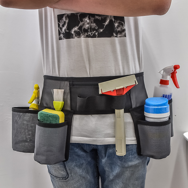 Torba za pojas alata – podesivi pojas, otvorena džepna pretinac, višenamjenska torba za pojas alata Tuoyou (Brand: Tuoyou; Type: Tool belt bag; Shape: Waist bag; Main use: Multifunctional; Adjustable waist; Outer pocket)