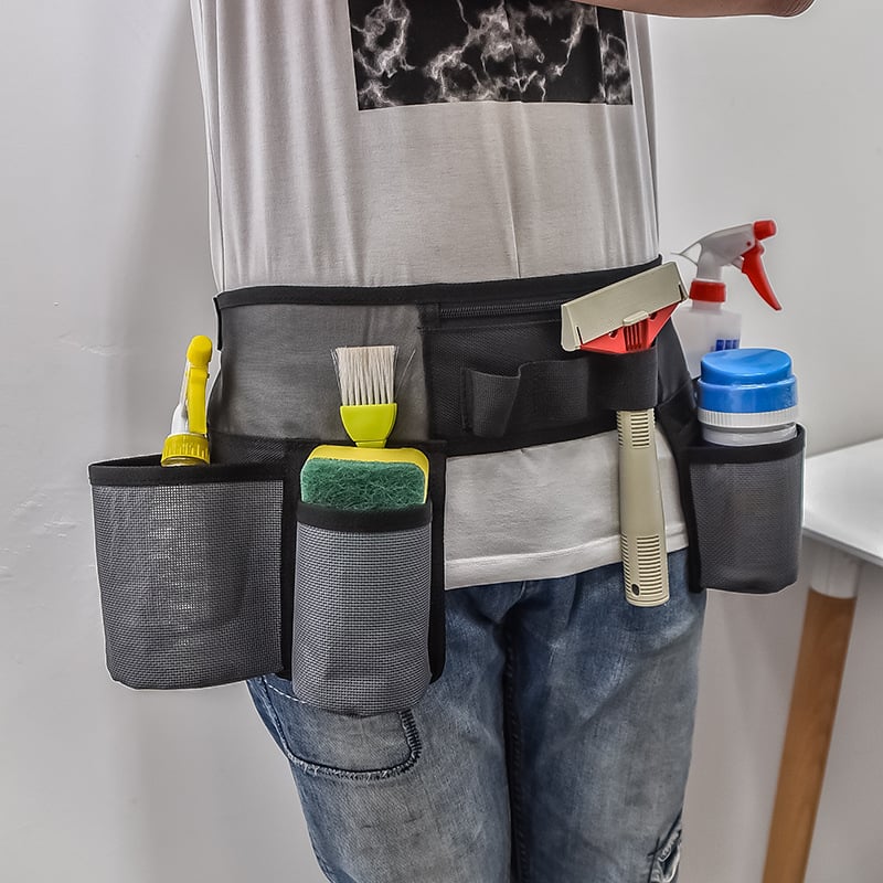 Torba za pojas alata – podesivi pojas, otvorena džepna pretinac, višenamjenska torba za pojas alata Tuoyou (Brand: Tuoyou; Type: Tool belt bag; Shape: Waist bag; Main use: Multifunctional; Adjustable waist; Outer pocket)