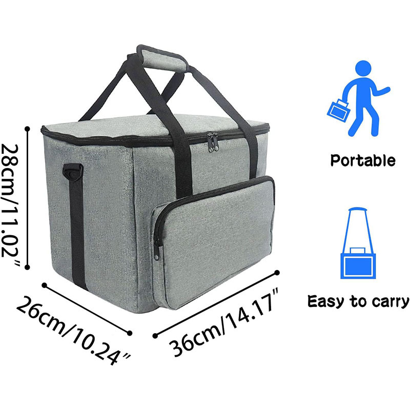 TJ energiatároló táska, közepes modell, kocka alak, Oxford vászon, sokoldalú