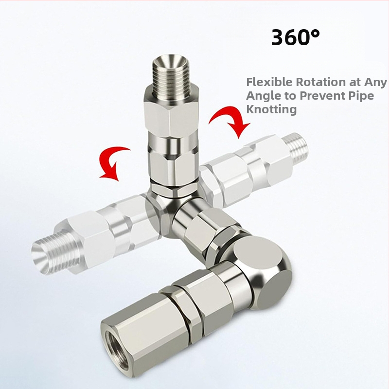 Пистолет за пръскане — Z-тип въртящ се съединител от неръждаема стомана, 6500 PSI, модел 202577
