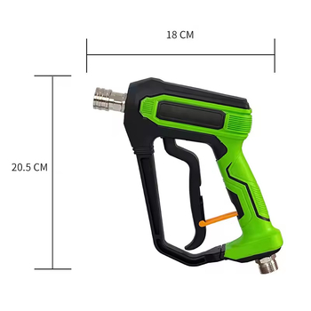 Augstas spiediena ūdens šāviņš ar nerūsējošā tērauda galvu un 1/4-inch ātrās savienošanas spraudņiem, izsmidzināšanas attālums 3 m, paredzēts automašīnu mazgāšanai