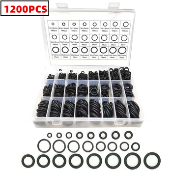 RT nitril gumi O-gyűrű csővezetékekhez és autójavításhoz, modern-minimalista stílus, 1200 darabos készlet