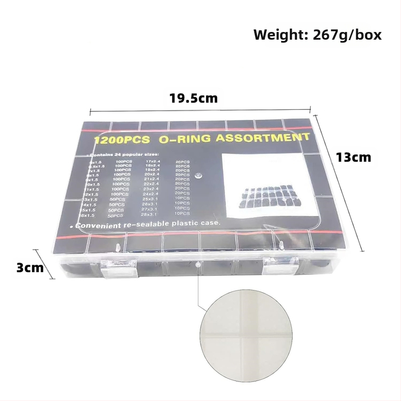 RT O-пръстен от нитрилова гума за водопровод и авто ремонт, модерен минималистичен стил, набор 1200 бр.