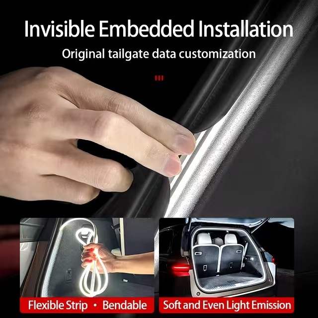 Λωρίδα φωτισμού πορτμπαγκάζ, συμβατή με L6L7L8L9, 12V, 5W, 0,15A, Μοντέλο 312, Σιλικόνη LED