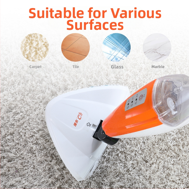 Huaxin паров моп със стерилизация, мощност 1400–1799W; непрекъснат пара >30 мин; време на работа 45–59 мин; нагряване <100°C; време за нагряване 30–180 s