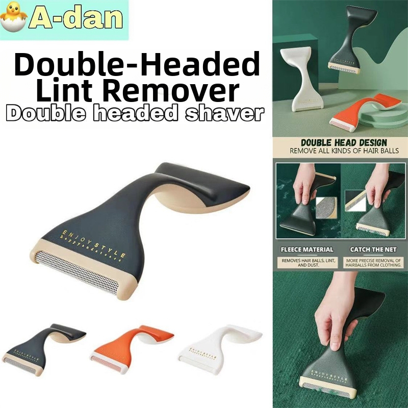 Dviejų galvių pluošto šepetėlis drabužiams ir megztiniams – pūkų ir pluoštų šalinimas