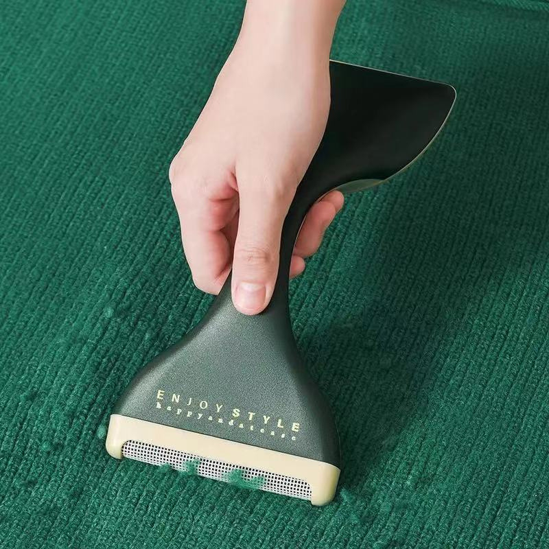 Dviejų galvių pluošto šepetėlis drabužiams ir megztiniams – pūkų ir pluoštų šalinimas