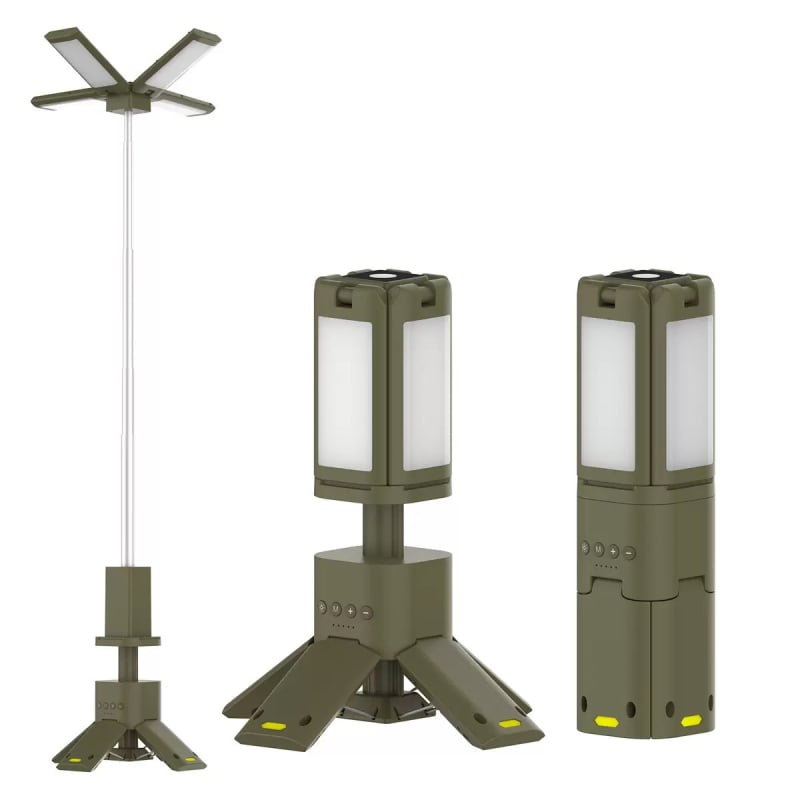 Лампа за къмпинг - LED, презареждаща се, 5V, 22W, бутонен превключвател