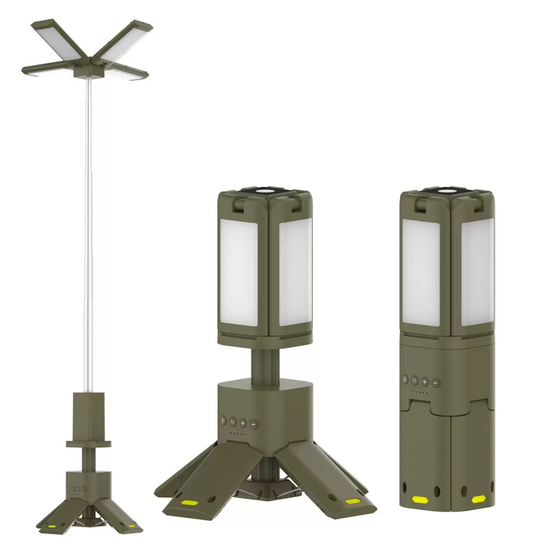 Лампа за къмпинг - LED, презареждаща се, 5V, 22W, бутонен превключвател