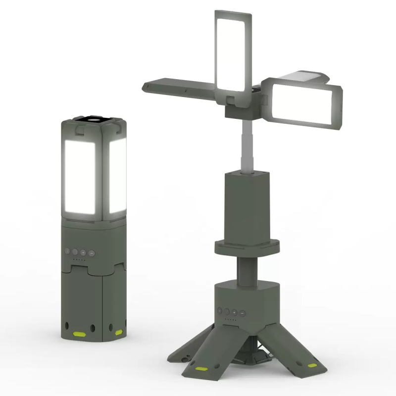 Лампа за къмпинг - LED, презареждаща се, 5V, 22W, бутонен превключвател