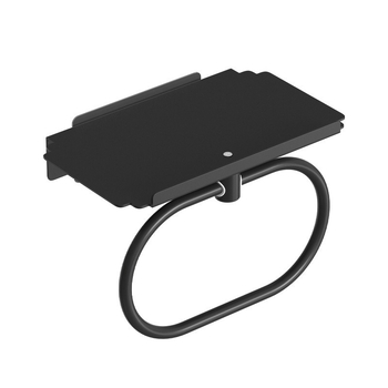 Becky art Стенно монтиран комплект за баня за кърпи: държач за кърпи и халка за кърпи, метал, без пробив