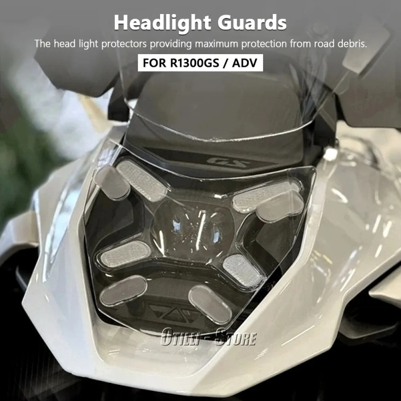 BMW R1300GS 2023-hoz tartó fényszóróvédő burkolat és tartó, Otili, kompatibilis 2023–2025 modelljeivel